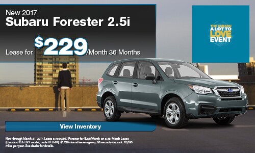 Forester lease deals